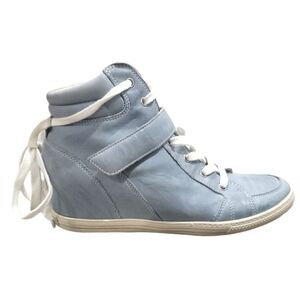 Paul Green leather wedge sneakers. Size 5.5